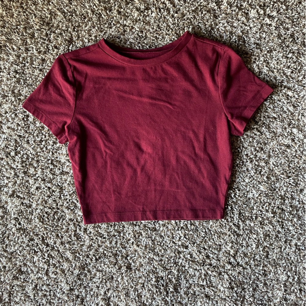 Simple crop top size juniors s